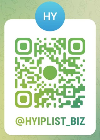 Telegram 群二维码 @HYIPLIST_BIZ
